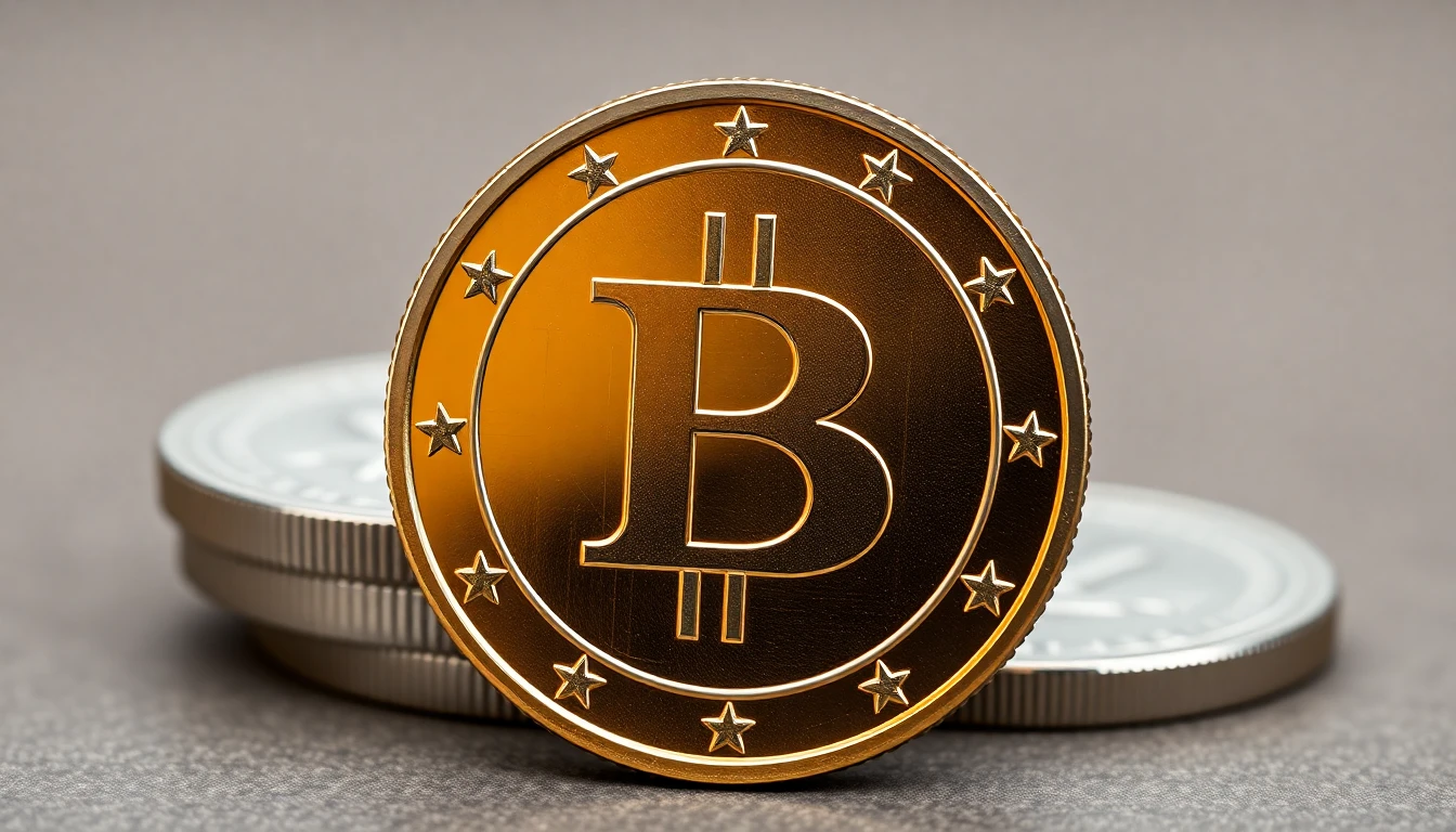 Logo: Stilisierte Münze